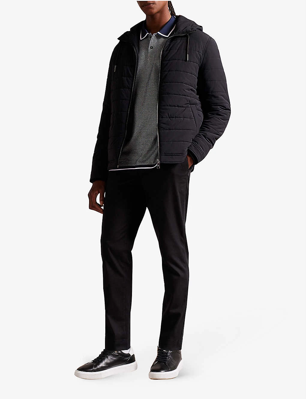 Ted Baker Ovarn Quilted Hooded Stretch-shell Jacket 2 Ted Baker Ovarn Quilted Hooded Stretch-shell Jacket - Image 2