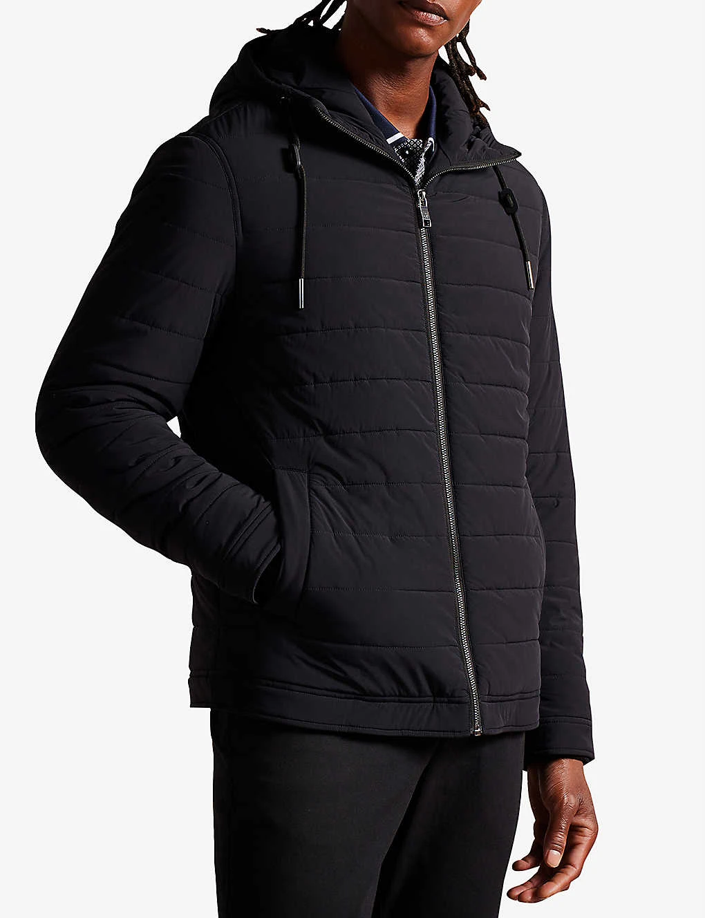 Ted Baker Ovarn Quilted Hooded Stretch-shell Jacket 3 Ted Baker Ovarn Quilted Hooded Stretch-shell Jacket - Image 3