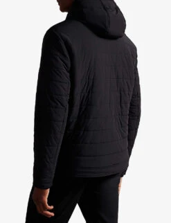 Ted Baker Ovarn Quilted Hooded Stretch-shell Jacket 7 Ted Baker Ovarn Quilted Hooded Stretch-shell Jacket -AllSain Clothing Shop R04004481 BLACK ALT03