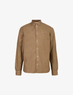 AllSaints Hermosa Relaxed-fit Organic-cotton Shirt