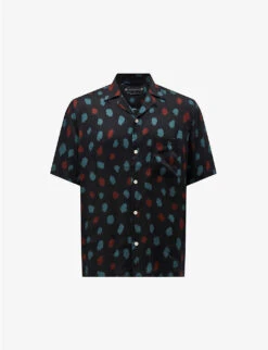 AllSaints Tab Relaxed-fit Recycled Viscose-blend Shirt