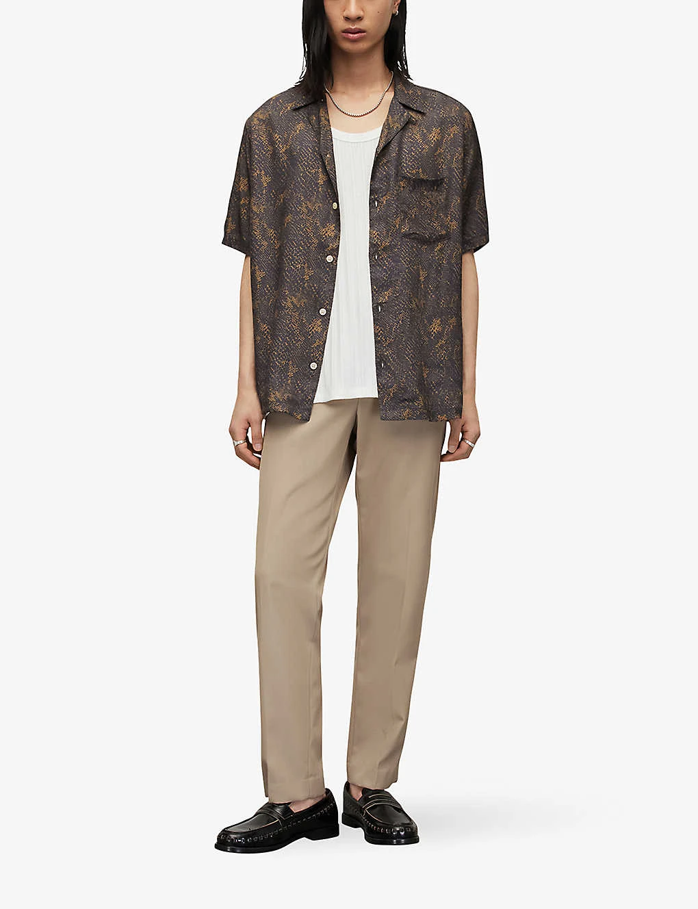 AllSaints Talia Straight-leg Mid-rise Wool-blend Trousers 2 AllSaints Talia Straight-leg Mid-rise Wool-blend Trousers - Image 2