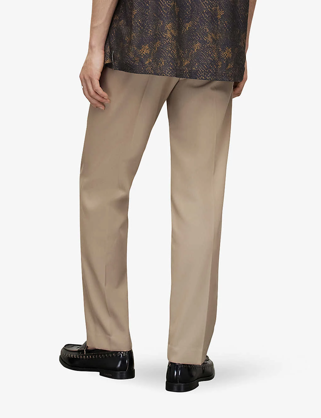 AllSaints Talia Straight-leg Mid-rise Wool-blend Trousers 4 AllSaints Talia Straight-leg Mid-rise Wool-blend Trousers - Image 4