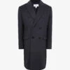 Reiss Reflection Double-breasted Peak-lapel Wool-blend Coat