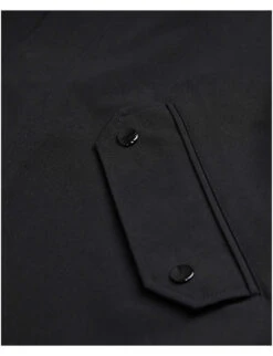 THE KOOPLES Drawstring Hood Cotton-blend Parka Coat -AllSain Clothing Shop R04070824 BLA01 ALT05