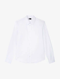 THE KOOPLES Slim-fit Cotton-pique Shirt