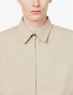 Fear Of God Eternal Padded-shoulder Relaxed-fit Denim Jacket 11 Fear Of God Eternal Padded-shoulder Relaxed-fit Denim Jacket -AllSain Clothing Shop R04075972 DUSTYBEIGE ALT05