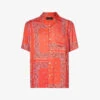 AllSaints Tikal Graphic-print Woven Shirt