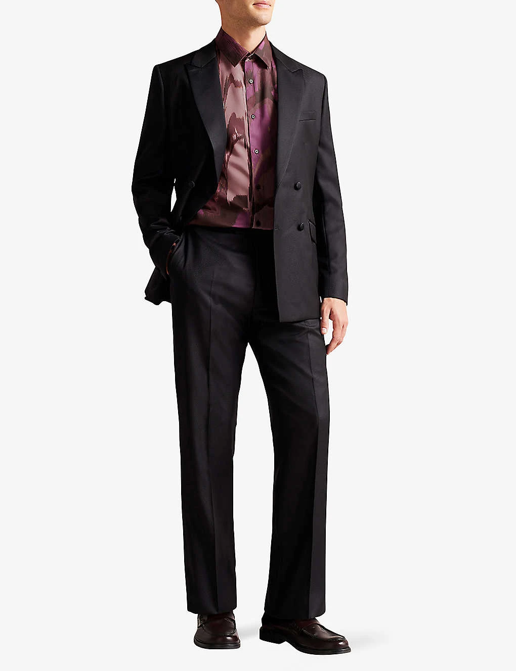 Ted Baker Mordun Abstract-print Lyocell Shirt 2 Ted Baker Mordun Abstract-print Lyocell Shirt - Image 2