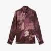 Ted Baker Mordun Abstract-print Lyocell Shirt