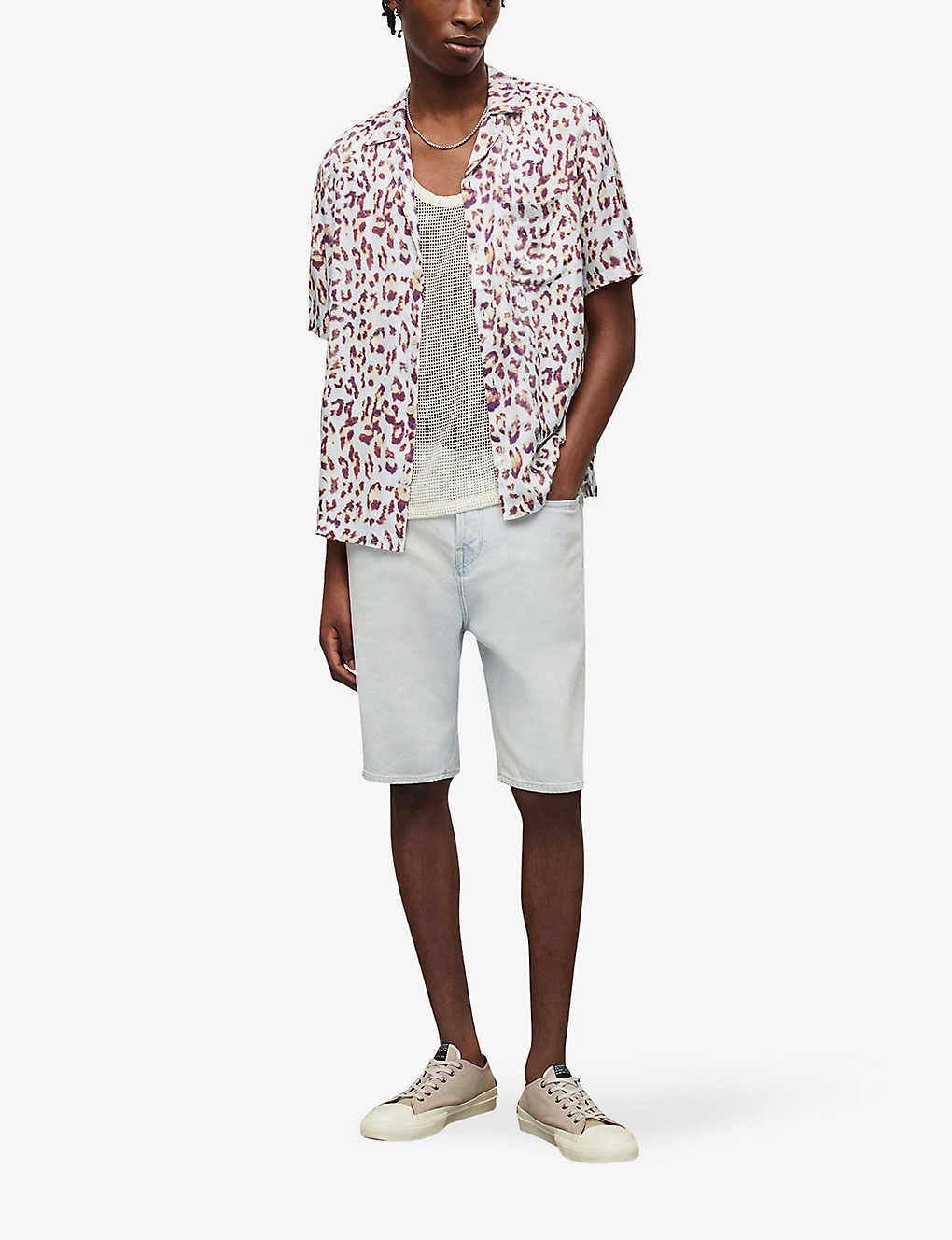 AllSaints Leado Animal-print Relaxed-fit Woven Shirt 2 AllSaints Leado Animal-print Relaxed-fit Woven Shirt - Image 2