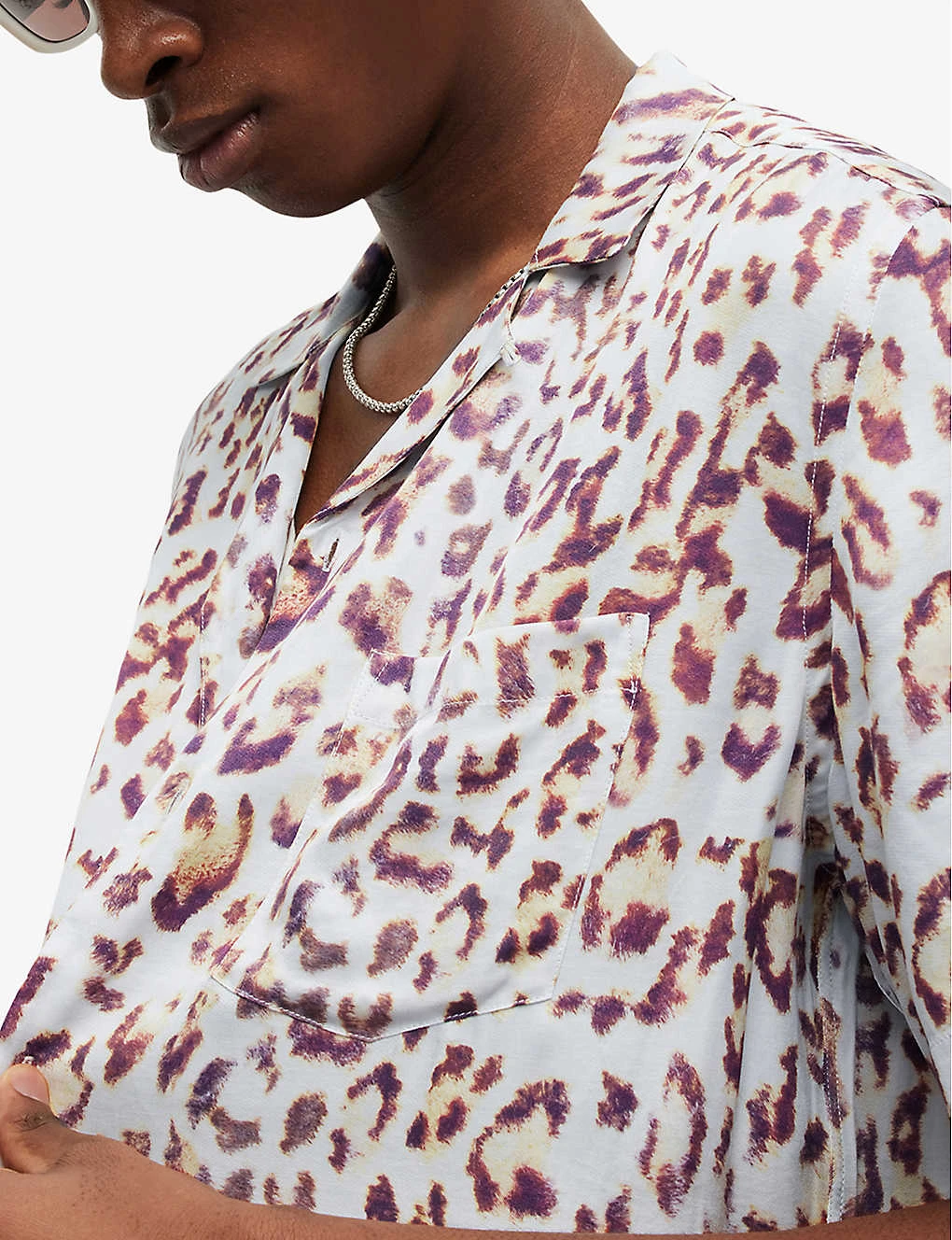 AllSaints Leado Animal-print Relaxed-fit Woven Shirt 5 AllSaints Leado Animal-print Relaxed-fit Woven Shirt - Image 5