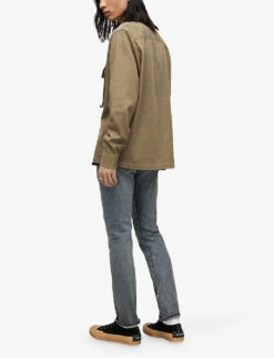 AllSaints Rex Faded Slim-fit Stretch-denim Jeans 8 AllSaints Rex Faded Slim-fit Stretch-denim Jeans -AllSain Clothing Shop R04086648 VINTAGEINDIGO ALT03