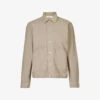 AllSaints Patch-pocket Relaxed Fit Cotton Jacket