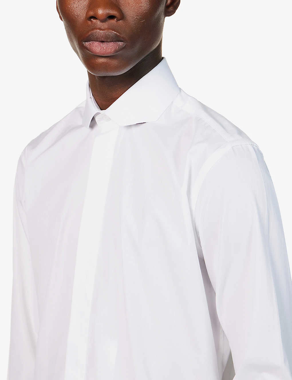 Spread-collar Regular-fit Cotton Shirt 5 Spread-collar Regular-fit Cotton Shirt - Image 5