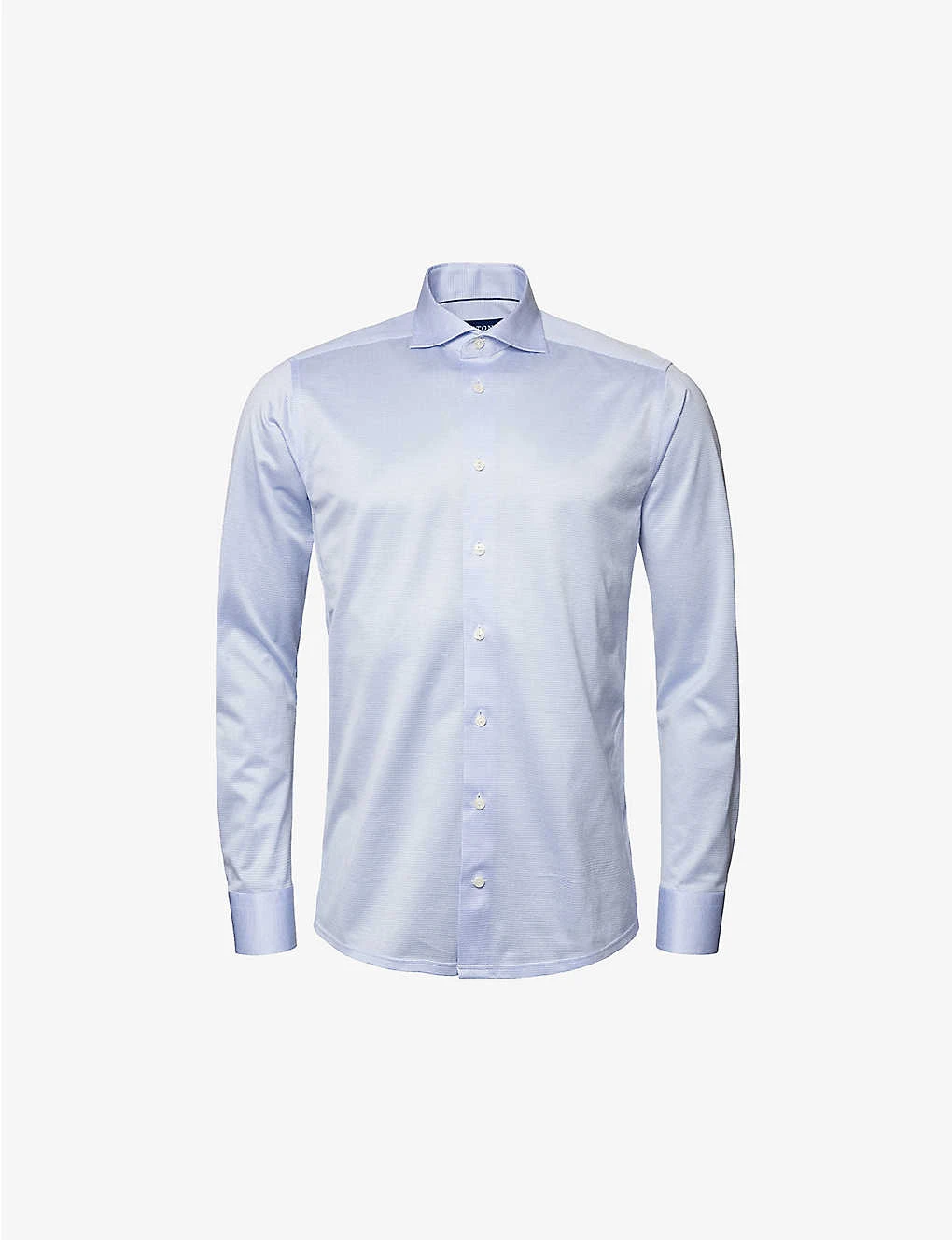 ETON Business Casual Jacquard-pattern Contemporary-fit Cotton-blend Shirt 1 ETON Business Casual Jacquard-pattern Contemporary-fit Cotton-blend Shirt