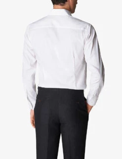 ETON Business Casual Oxford Contemporary-fit Cotton Shirt -AllSain Clothing Shop R04088489 WHITE ALT03