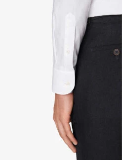 ETON Business Casual Oxford Contemporary-fit Cotton Shirt -AllSain Clothing Shop R04088489 WHITE ALT04