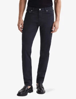 Reiss Kalkan Slim-fit Stretch-denim Jeans 7 Reiss Kalkan Slim-fit Stretch-denim Jeans -AllSain Clothing Shop R04098641 NAVY ALT02