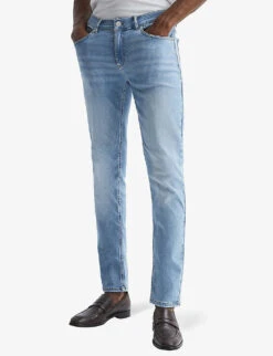 Reiss Aniston Slim-leg Mid-rise Stretch-denim Jeans 7 Reiss Aniston Slim-leg Mid-rise Stretch-denim Jeans -AllSain Clothing Shop R04098642 LIGHTWASH ALT02