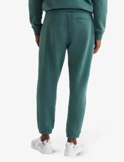 Reiss Ali Relaxed-fit Cotton Jogging Bottoms 8 Reiss Ali Relaxed-fit Cotton Jogging Bottoms -AllSain Clothing Shop R04098693 MIDNIGHTGREEN ALT03