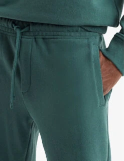 Reiss Ali Relaxed-fit Cotton Jogging Bottoms 9 Reiss Ali Relaxed-fit Cotton Jogging Bottoms -AllSain Clothing Shop R04098693 MIDNIGHTGREEN ALT04