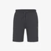 Boss Elasticated-cuff Drawstring-waist Stretch Cotton-blend Shorts