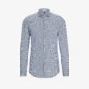 Boss Checked Slim-fit Stretch-cotton Shirt
