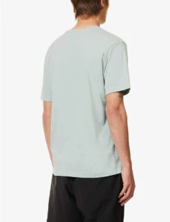 Columbia Pacific Crossing Logo-print Cotton-blend T-shirt 8 Columbia Pacific Crossing Logo-print Cotton-blend T-shirt -AllSain Clothing Shop R04109939 NIAGARA ALT03