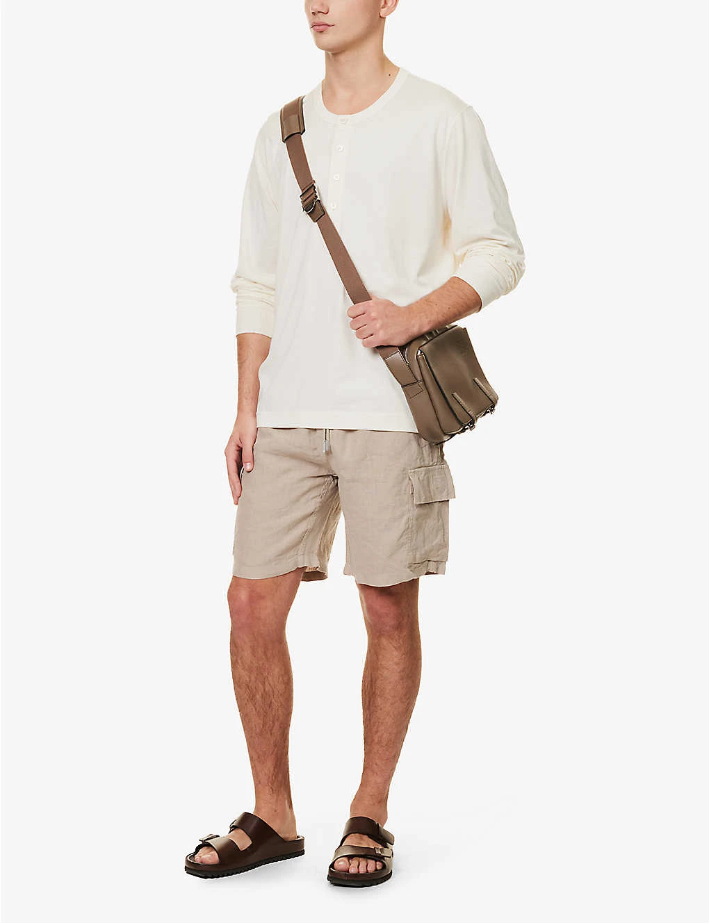 Vilebrequin Logo-patch Drawstring-waist Linen Shorts 2 Vilebrequin Logo-patch Drawstring-waist Linen Shorts - Image 2