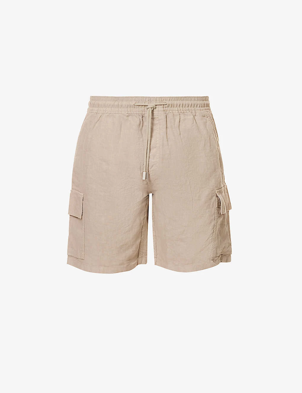 Vilebrequin Logo-patch Drawstring-waist Linen Shorts 1 Vilebrequin Logo-patch Drawstring-waist Linen Shorts