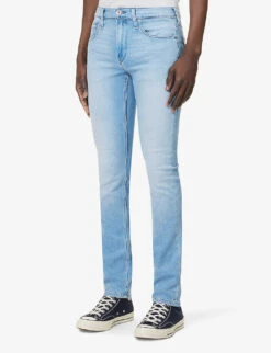 Paige Lennox Slim-leg Regular-fit Stretch-woven Jeans -AllSain Clothing Shop R04111353 ROWER ALT02