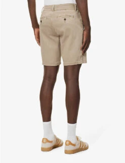 Paige Thompson Mid-rise Stretch-denim Shorts -AllSain Clothing Shop R04111365 VINTAGEBEIGEASH ALT03