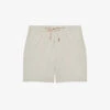 Reiss Newmark Drawstring-waist Basket-weave Stretch-woven Shorts