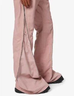 Bolan Zipped-leg Mid-rise Straight-leg Regular-fit Denim Trousers -AllSain Clothing Shop R04116989 FADEDPINK ALT04