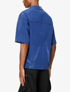 Faded Patch-pocket Regular-fit Shell Shirt 8 Faded Patch-pocket Regular-fit Shell Shirt -AllSain Clothing Shop R04117082 BLUE ALT03