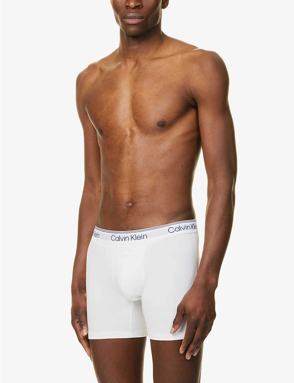 Calvin Klein Logo-waistband Stretch-cotton Boxers 2 Calvin Klein Logo-waistband Stretch-cotton Boxers - Image 2