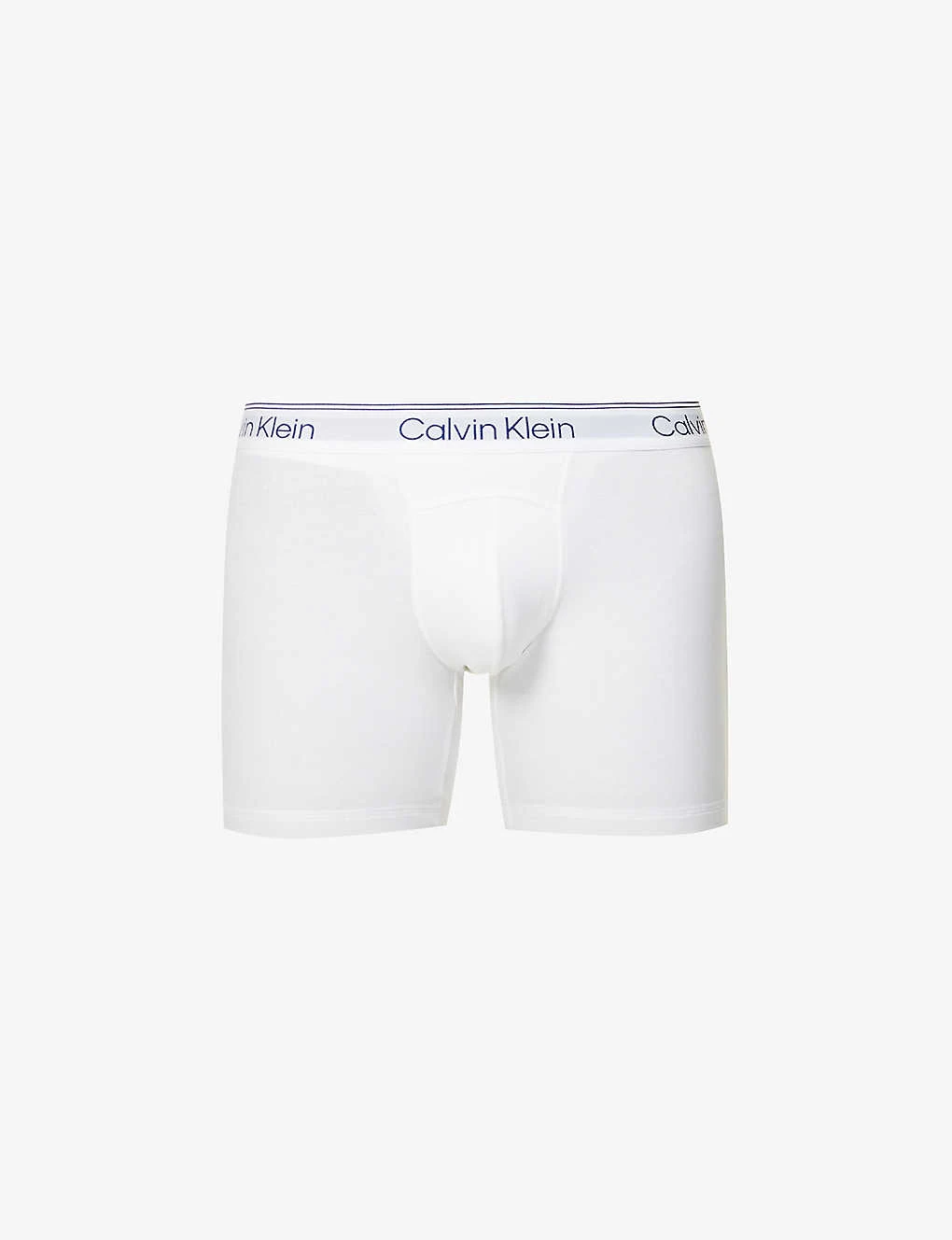 Calvin Klein Logo-waistband Stretch-cotton Boxers 1 Calvin Klein Logo-waistband Stretch-cotton Boxers