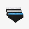 Calvin Klein Logo-print Pack Of Three Stretch-cotton Briefs