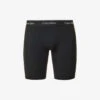Calvin Klein Logo-waistband Stretch-woven Cycling Shorts