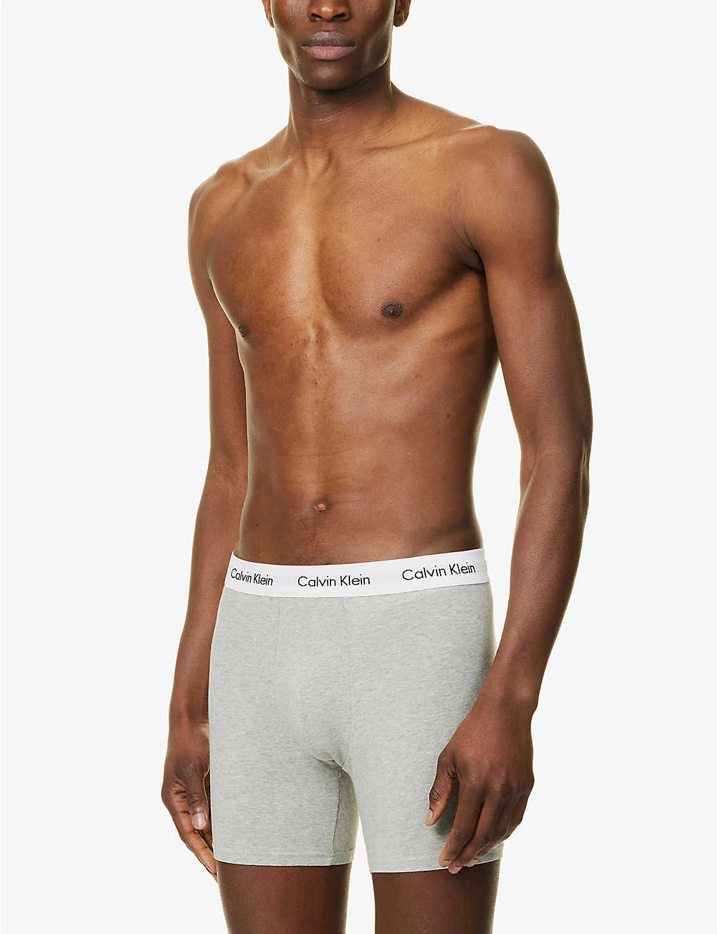 Calvin Klein Logo-waistband Pack Of Three Stretch-cotton Boxers 2 Calvin Klein Logo-waistband Pack Of Three Stretch-cotton Boxers - Image 2