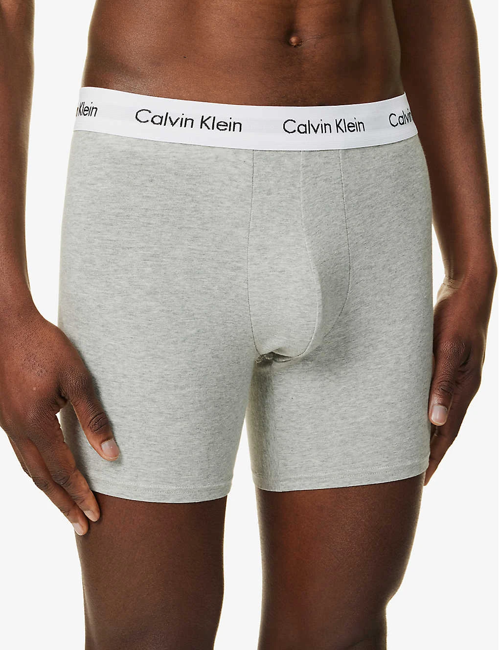 Calvin Klein Logo-waistband Pack Of Three Stretch-cotton Boxers 4 Calvin Klein Logo-waistband Pack Of Three Stretch-cotton Boxers - Image 4