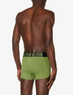 Calvin Klein Logo-print Pack Of Two Stretch-cotton Trunks -AllSain Clothing Shop R04117856 MULTI ALT02