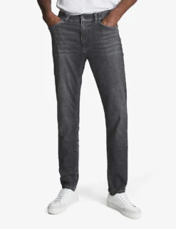 Reiss Harry Slim-fit Low-rise Denim Jeans 7 Reiss Harry Slim-fit Low-rise Denim Jeans -AllSain Clothing Shop R04122258 WASHEDGREY ALT02