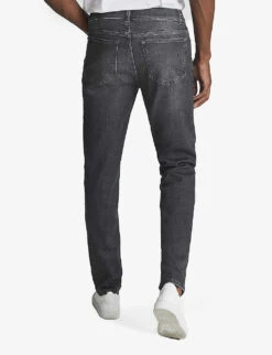 Reiss Harry Slim-fit Low-rise Denim Jeans 8 Reiss Harry Slim-fit Low-rise Denim Jeans -AllSain Clothing Shop R04122258 WASHEDGREY ALT03