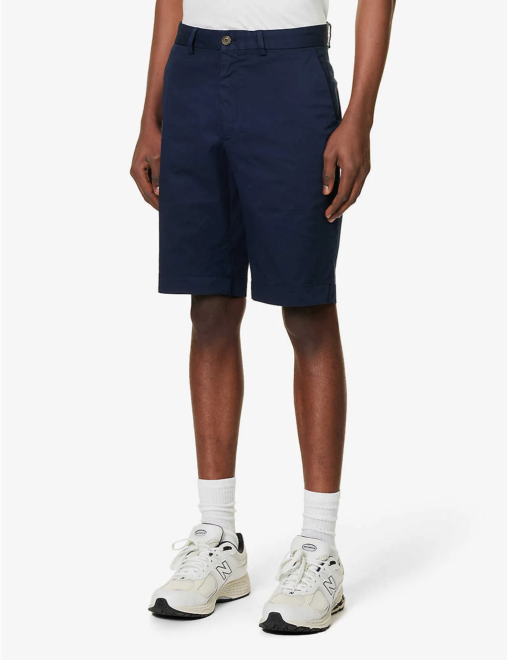 Sunspel Tailored Regular-fit Stretch-cotton Shorts 3 Sunspel Tailored Regular-fit Stretch-cotton Shorts - Image 3