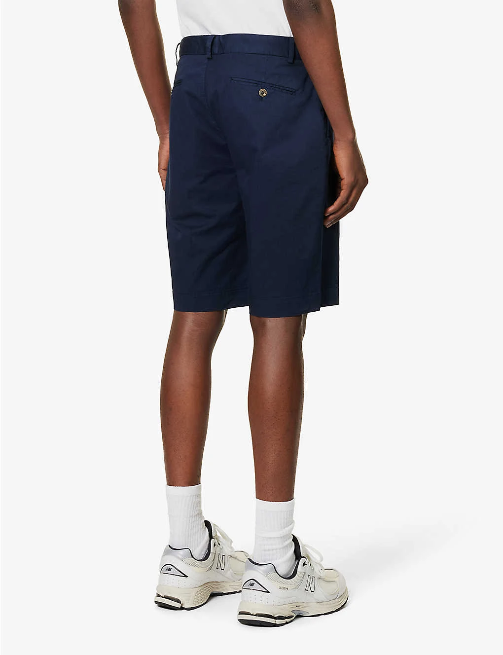 Sunspel Tailored Regular-fit Stretch-cotton Shorts 4 Sunspel Tailored Regular-fit Stretch-cotton Shorts - Image 4