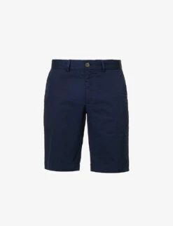 Sunspel Tailored Regular-fit Stretch-cotton Shorts