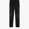 THE KOOPLES Rhinestone-embellished Slim-fit Stretch-cotton Jeans