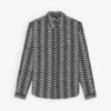 THE KOOPLES Graphic-print Long-sleeved Woven Shirt